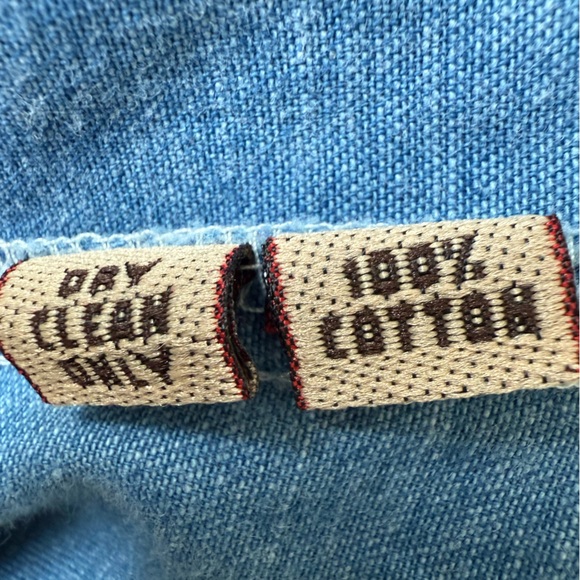 DOUBLE D RANCH VTG Denim Maci Button-Down Dress size S - Picture 15 of 16